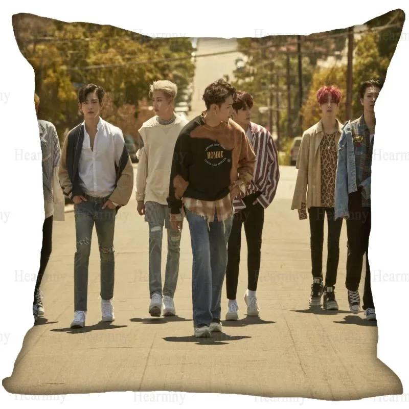 New KPOP GOT7 Pillow Case For Home Decorative Pillows Cover Invisible Zippered Throw PillowCases 45X45cm 0512