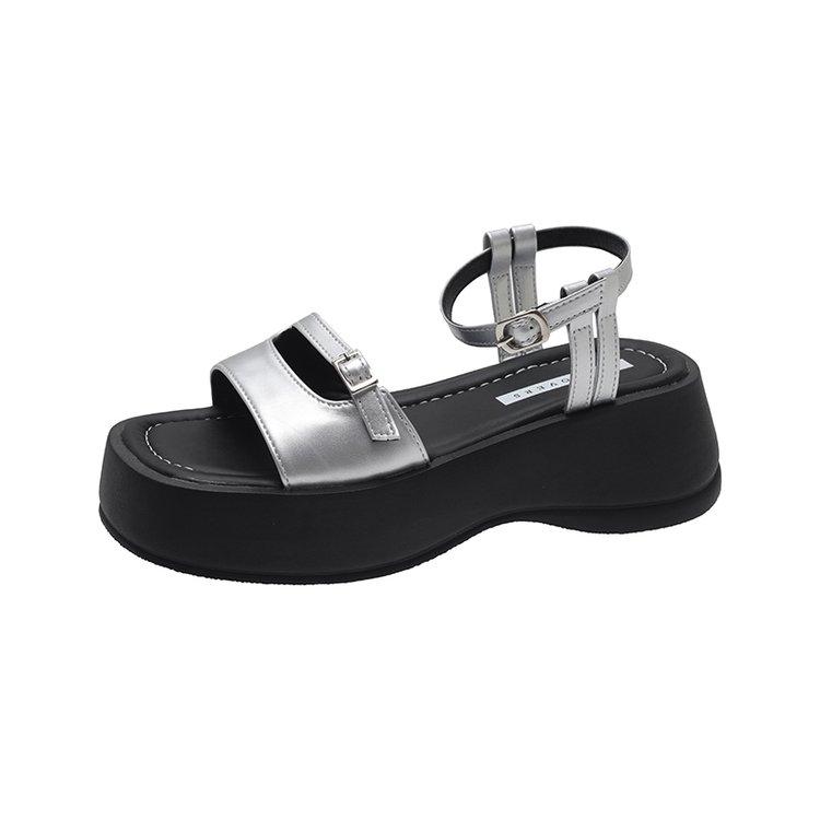 Женские модные босоножки на высоком каблуке с мягкой подошвой — фото 9