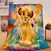 1PC Lion king Flannel Blanket Gift, Suitable for Both Men And Women, Soft Ideal for Beds And Sofa, Birthday Or Christmas Gift