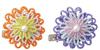 Takagi Seni Panami Craft Metallic Sparkling Flower Orange and TC102 Kit, Yarn, Brooch, Purple,