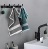 Schwarz Weiß Robe Haken Badezimmer Küche Handtücher Tasche Hut Haken Wandmontiert Kleidung Mantelständer Wandhänger Badezimmerzubehör