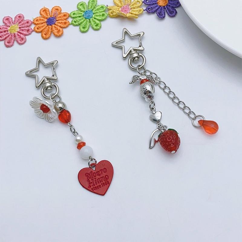 Stylish Bead Keychain Ornament Practical and Stylish Accessory for Everyday Use