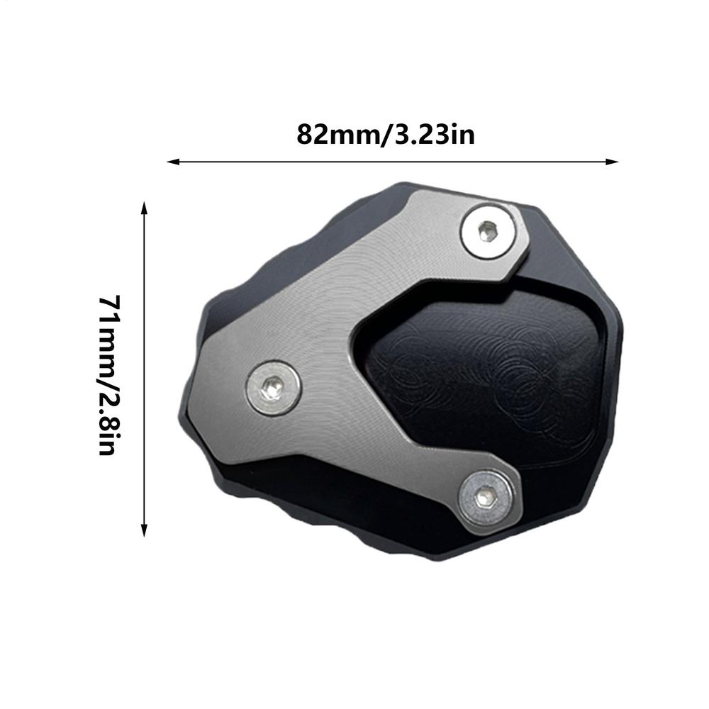 Seitenständer-Pad Zubehör für Motorräder Anti-Rutsch-Halterung Ständer Seitenstütze Zubehör für Garage Gras Fahrräder Parken