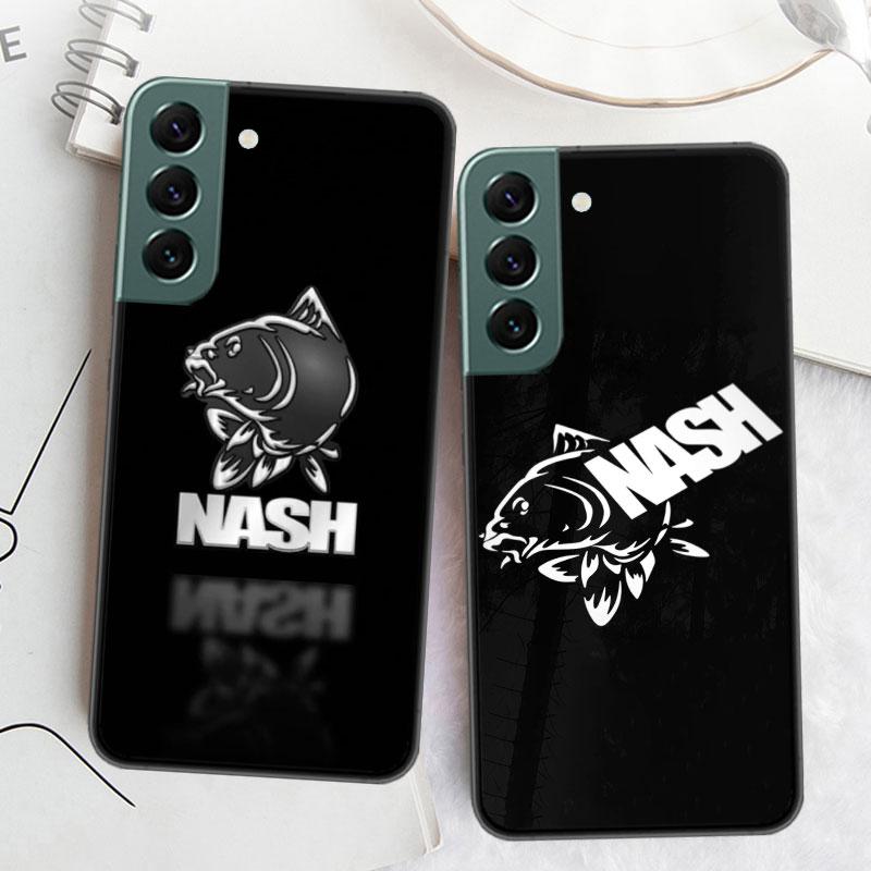 Nash Fishing Logo Phone For Samsung Galaxy S24 S22 Ultra S21 Plus S20 S23 FE Case S10 S10E S9 S8 S7 Edge Cover Silicone Soft Coq