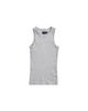 999Hyumeoniti Ribbed Logo Sleeveless (Melange Grey)