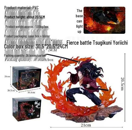 Demon Slayer Luminous Figure: Fierce Battle Kokushibo Vs Yoriichi