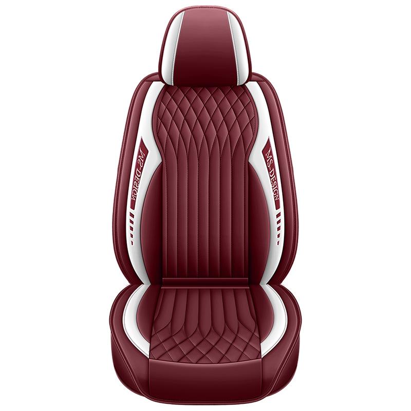 2024 All-Season Universal Full Surround Leather Car Seat Cushion Cover