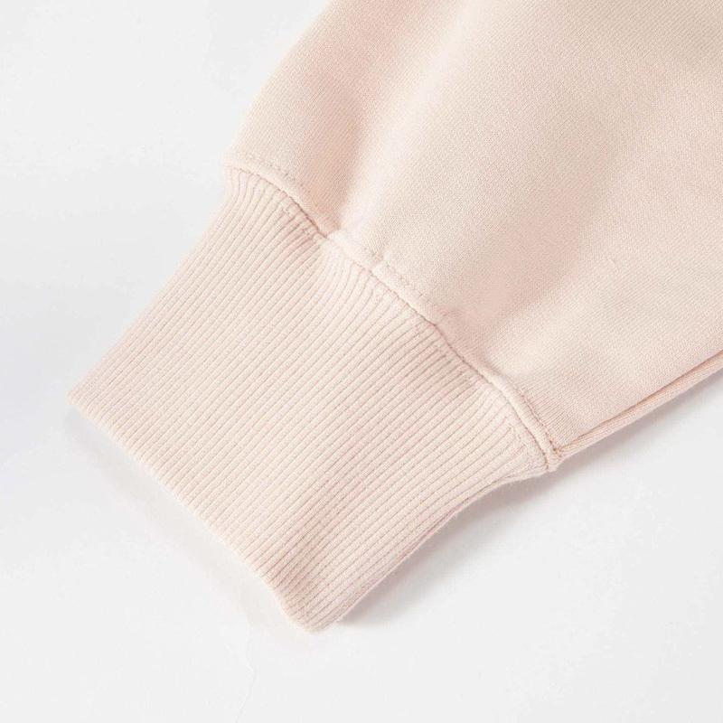 Puma Striped Logo High Neck Long Sleeve Sweater Women sweater Light-Pink 537971-48