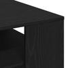 Coffee Table Black Oak Look 40 x 40 x 43 cm Engineered Wood