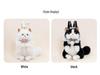 Cat Plush Backpack & Kitten Doll - Stuffed Toy Gift for Kids