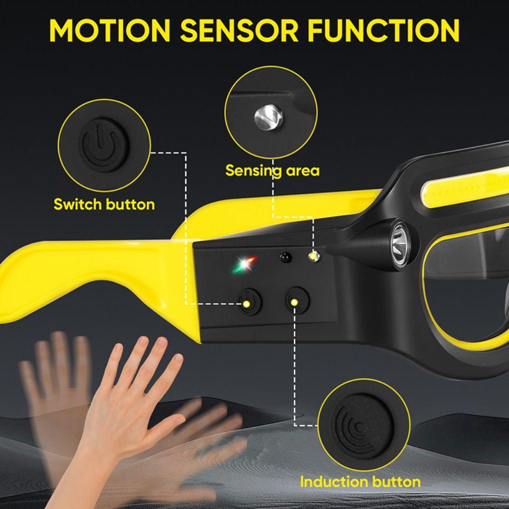 Safety LED Glasses Headlights 5 Modes Eyeglass Lamp Multifunctional Headlamp Night Running