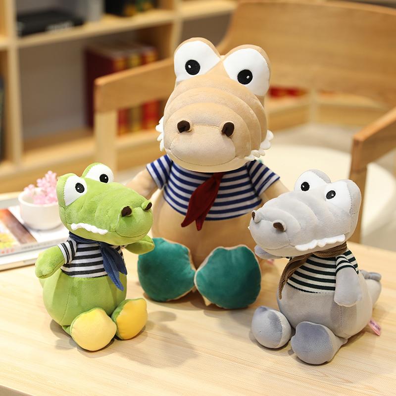 Sale  Green Crocodile Plush Toy Soft Stuffed Alligator Animals Doll Mr. Crocodile Cartoon Toy Friend Birthday Gifts Present
