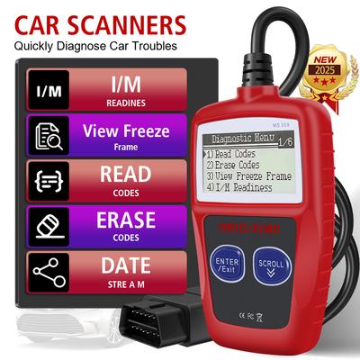 OBD 2 Scanner Universal Version Fehlercode Klar Multifunktionale Digitalanzeige 16 Pin Autodiagnosewerkzeuge OBD2 Codeleser