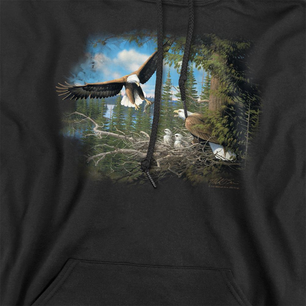 Wildlife Unisex Adult Bald Eagles Hoodie