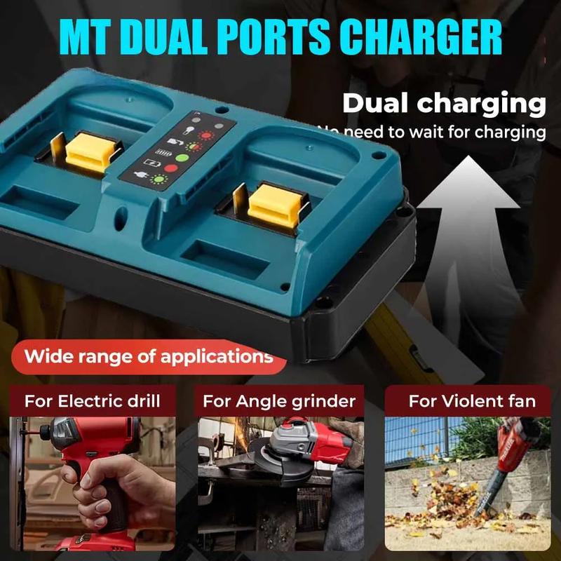 Power Tool for Makita 18V Li-ion Battery Replacement DC18RD Double Charger EU/US/UK/AU Plug