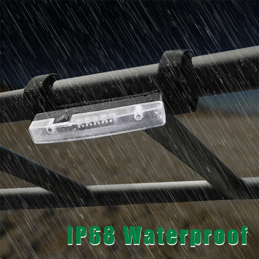 Universal Überrollbügelhalterung Domleuchte LED Lampe Weiß & Rot Für UTV ATV Golfwagen