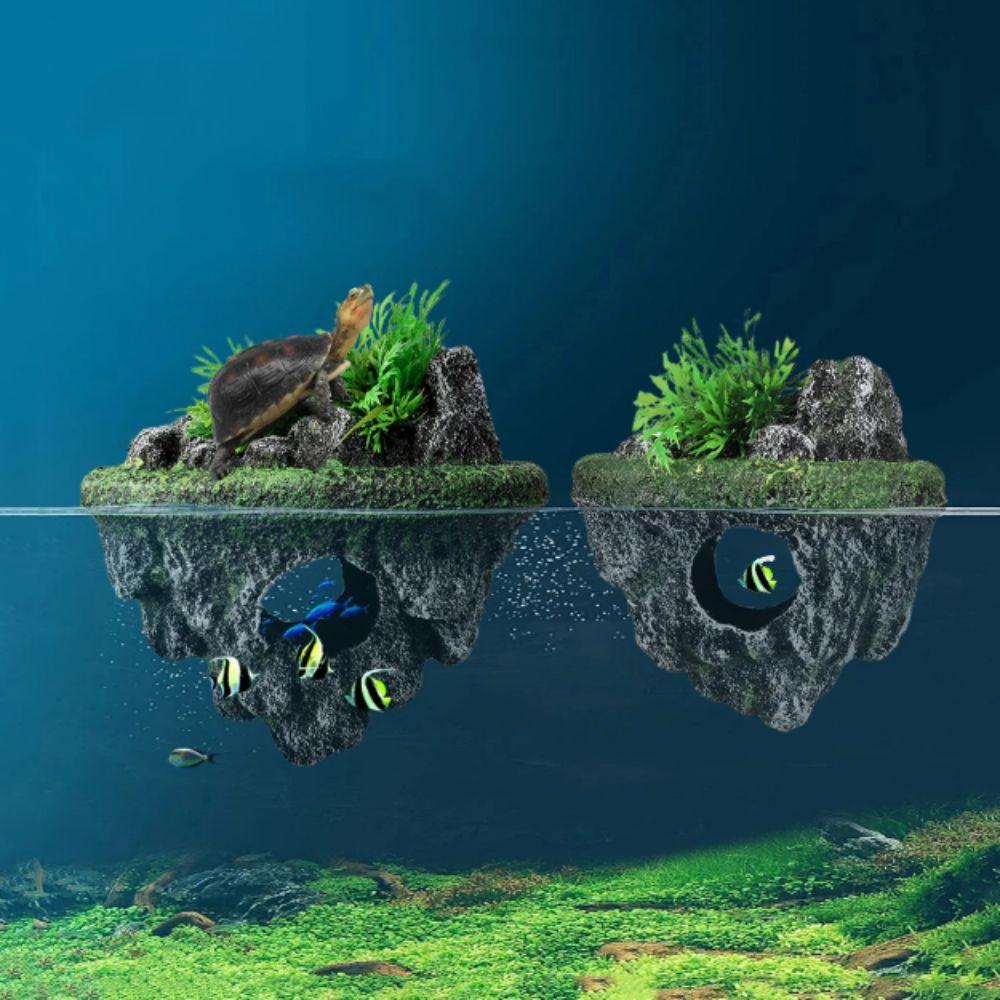 

Foam Cotton Floating Island Decoration Simulation Suspended Artificial Stone Aquarium L