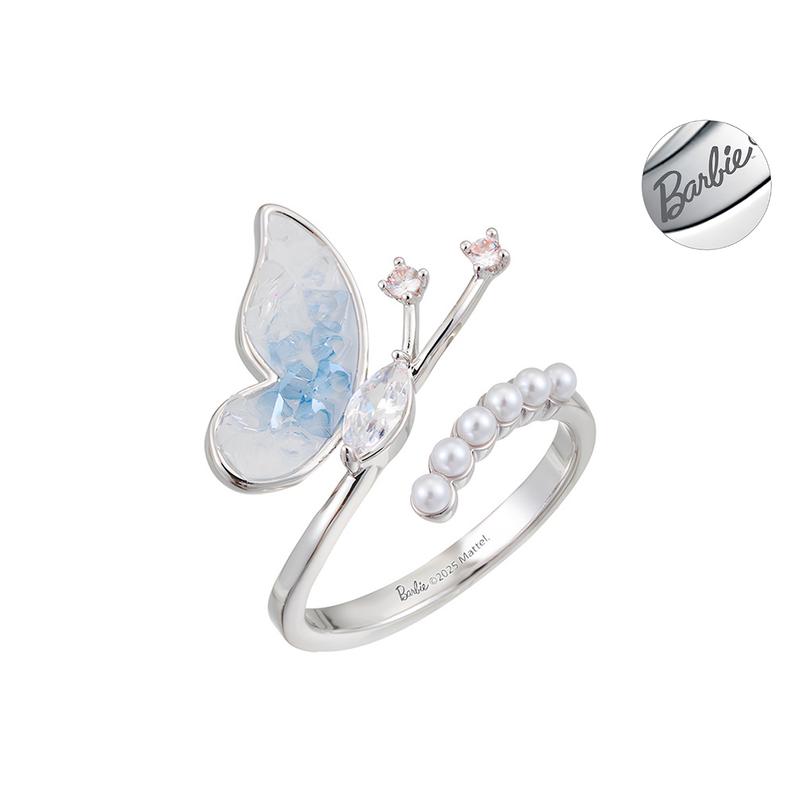 Barbie ring Sweet Dream Butterfly Open shines with niche design and high-end sense. Romantic Butterfly, versatile for daily commuting BBR716427
