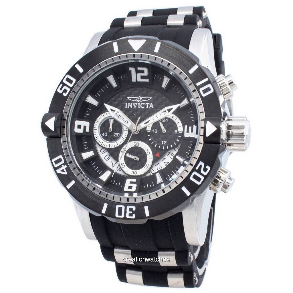 Refurbished Invicta Pro Diver Chronograph Quartz 200M 23696 Men's Watch