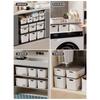 Desktop storage box with lid Japanese plastic storage box Home kitchen finishing box Student dormitory sundries storage box