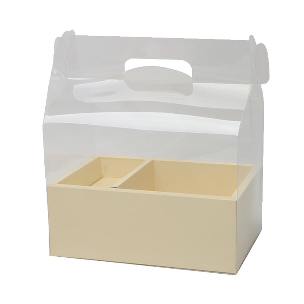 Gift Box Cake Bag with Handle Flower Storage Boxes Decor Party Favor Decorative Engagement Proposal Celebration Ceremony