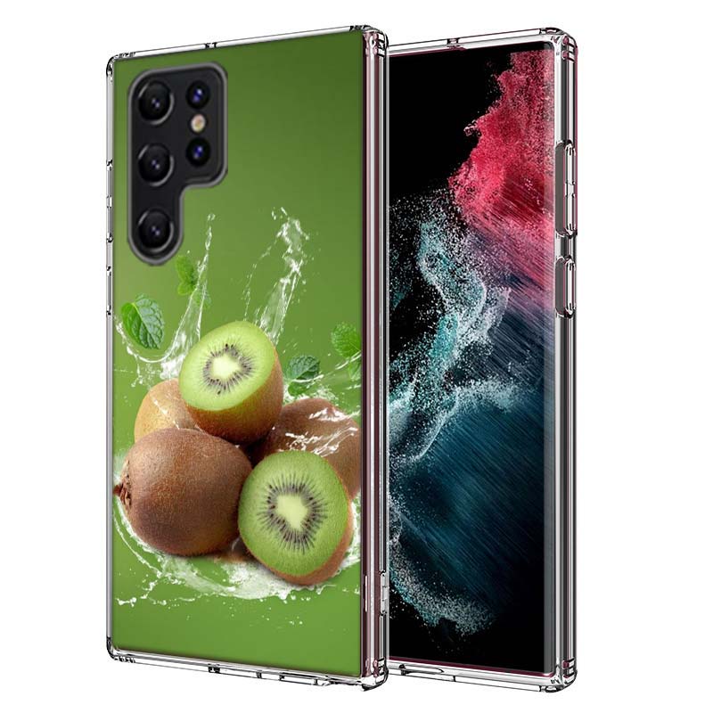 

Summer Fruit Kiwi Capa Phone Case For Samsung S26 Ultra S25 Edge Galaxy S23 S21 S20 S24 FE S22 S10 Plus Cover Clear TPU Shell Co Samsung S20 Ultra