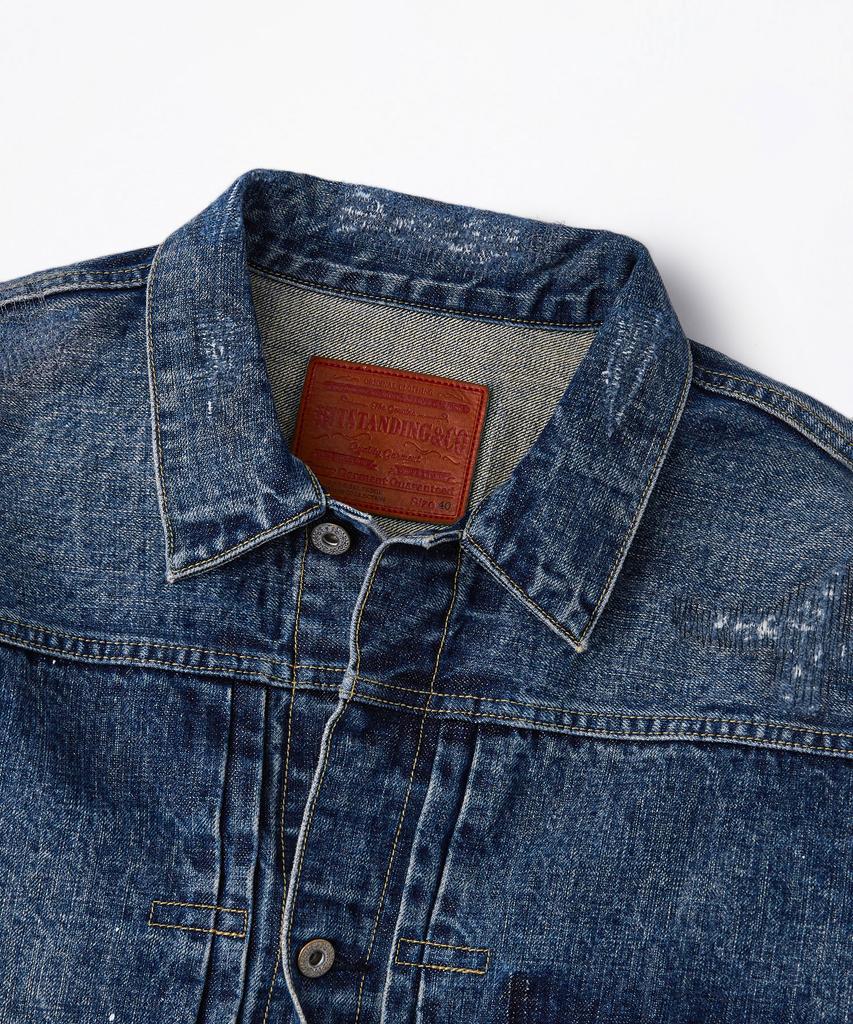 OUTSTANDING W.W. Ii Selvedge Denim 1St Jacket_Repair Blue