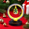 Christmas Night Light Decoration Hanging Santa Claus Xmas Tree Figurine LED Table Lamp Holiday Party Home Bedroom Desktop Decorative Light