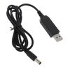 USB To DC5.5x2.1mm Power Regulator Charging Cable Cord 5v Booster To 12V Wire