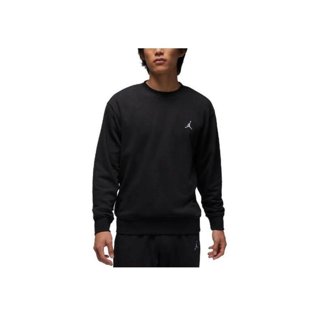 Jordan Embroidered Logo Sweatshirt Men Tops Black BQ2941-010