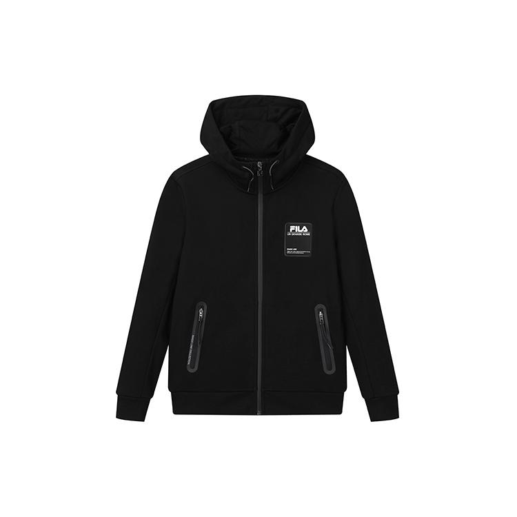 New FILA Jackets Men's Jet Black F11M149502FBK