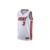 X NBA Miami Heat Dwyane Wade Jerseys 'White' Men's 864427-104
