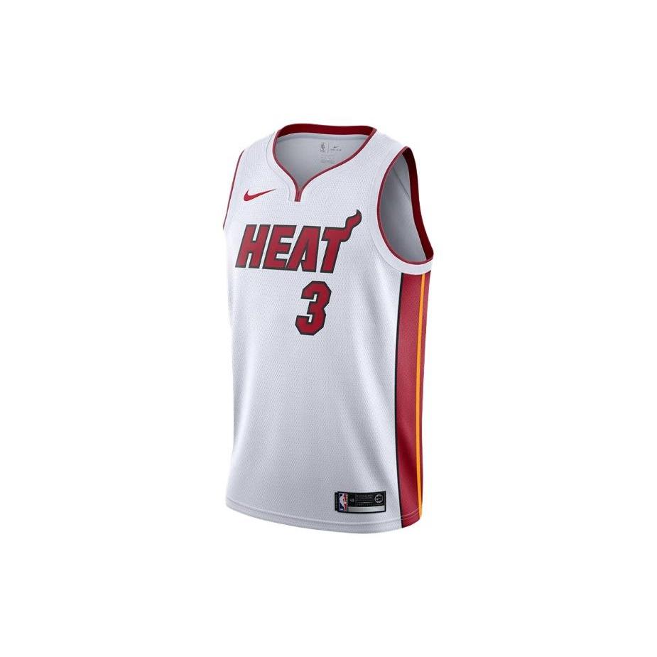 Nike x NBA Miami Heat Dwyane Wade Jerseys White Men s 864427-104 S