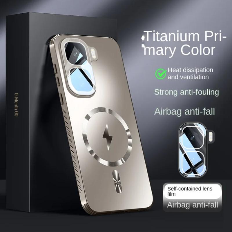 For Magsafe Case for VIVO IQOO Neo 10 Pro Matte Frosted Shockproof Lens Protection Film Back Cover for IQOO 13 12 Pro S20 Cases