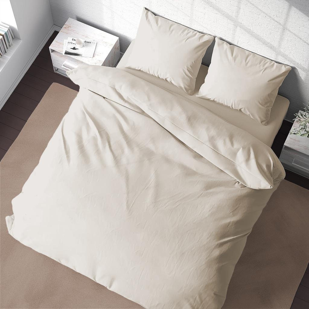 Luksusowa kolekcja Signature Collection 600TC 3PC Solid Pattern Duvet Cover Set (1 poszwa na kołdrę i 2 poszewki na poduszki) Wiele rozmiarów i kolorów