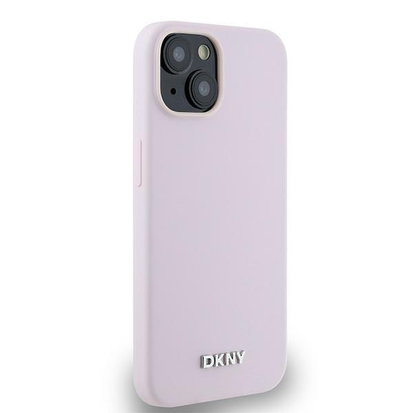 Dkny Dkhmp14Ssmchlp Iphone 14 / 15 / 136.1 Różowy/Pink Hardcase Liquid Silicone Small Metal Logo Magsafe