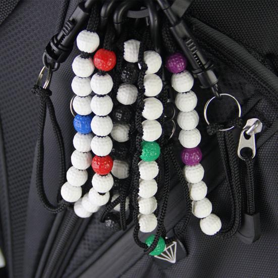 Pro Golf Plastic Bead Counter Strokes Score Count Training Scorer with Clip