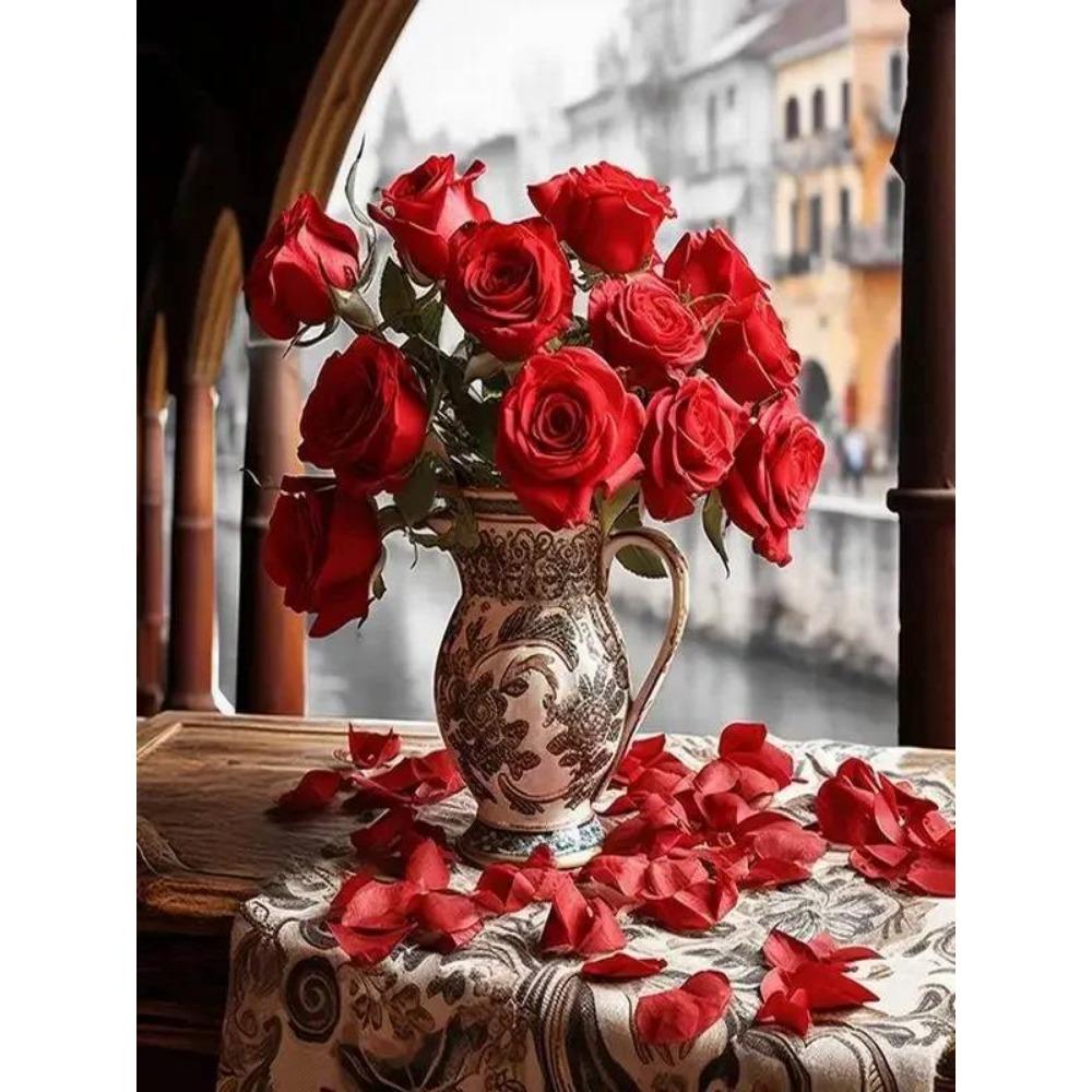 

DIY Повний круглий алмазний живопис Вишивка хрестиком 3D милий кошеня тваринна сцена Маленька квітка домашнє декоративне мистецтво Алмазний живопис 5d алмазний живопис Full Round 25X37.5CM