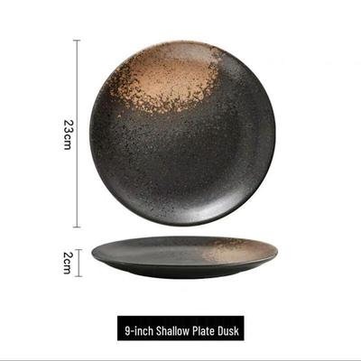 ZISIZ 9-Inch Ceramic Dinner Plate