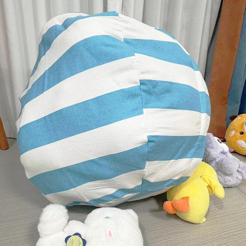 Large-Capacity Creative Kids' Zipper Storage Bag - Bean Bag Style Organizer for Plush Toys, Comforters and Travel