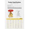 AMICO Brass Manual Stop Valve