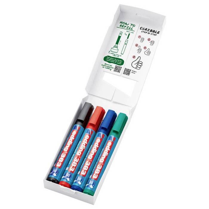 Edding 4-383-4-2 Marqueur pour tableau à feuilles mobiles 1 pc(s)