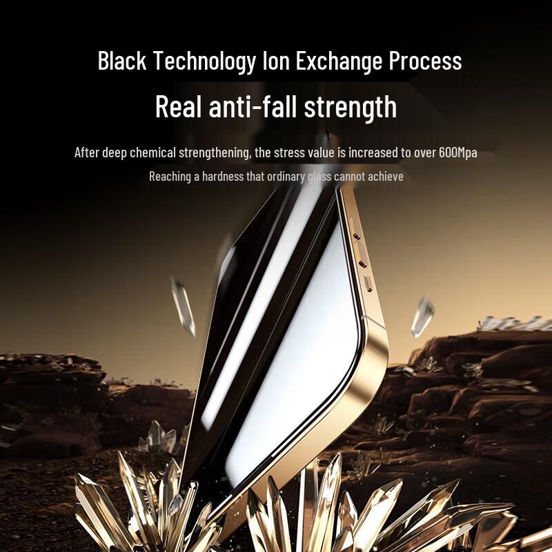 Ugreen iPhone 13/14 Anti-Peep Tempered Glass Screen Protector (2-Pack)