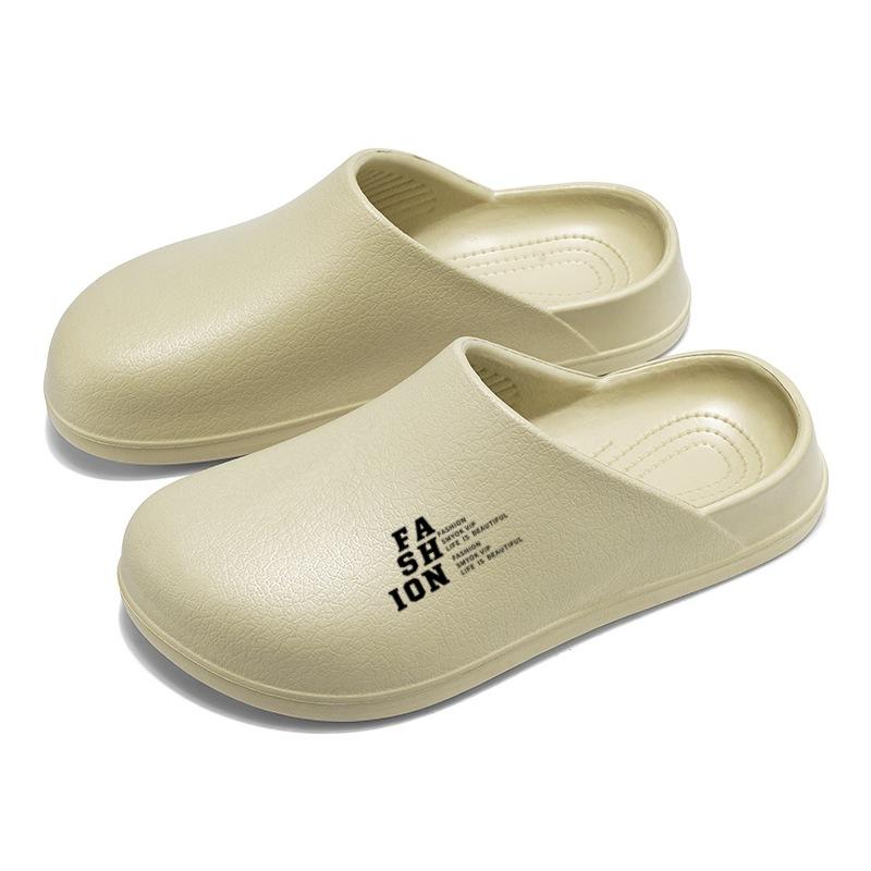 EVA weicher Boden auf Scheiße treten Gefühl Baotou Slipper große Größe Mode Freizeitschuhe rutschfest und desodorierend Arbeit Boken coole Hausschuhe