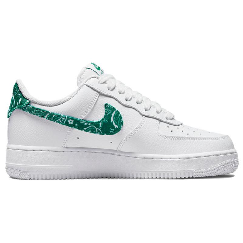 Nike Air Force 1 Low '07 Essential White Green Paisley Women's Sneakers DH4406-102