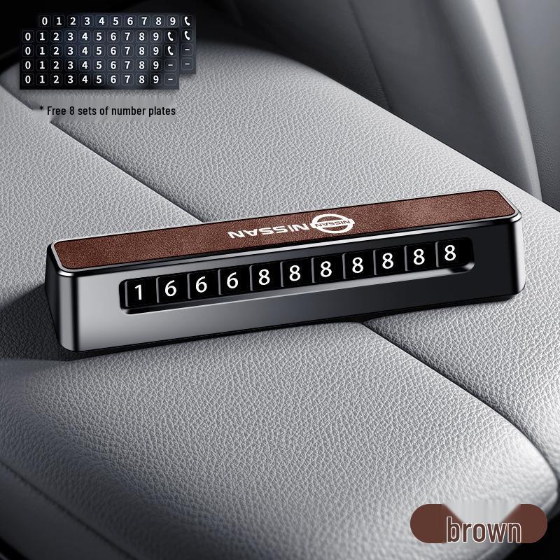 Temporary Parking Number Plate for Nissan: Teana, Sylphy, Patrol, Kicks, X-Trail.