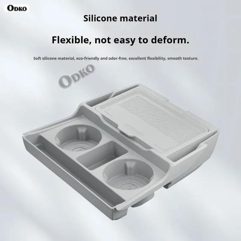 Silicone Storage Box 2025 FOR XPENG P7 Center Console Modification Anti-slip Pad Accessories Organizer Decoration