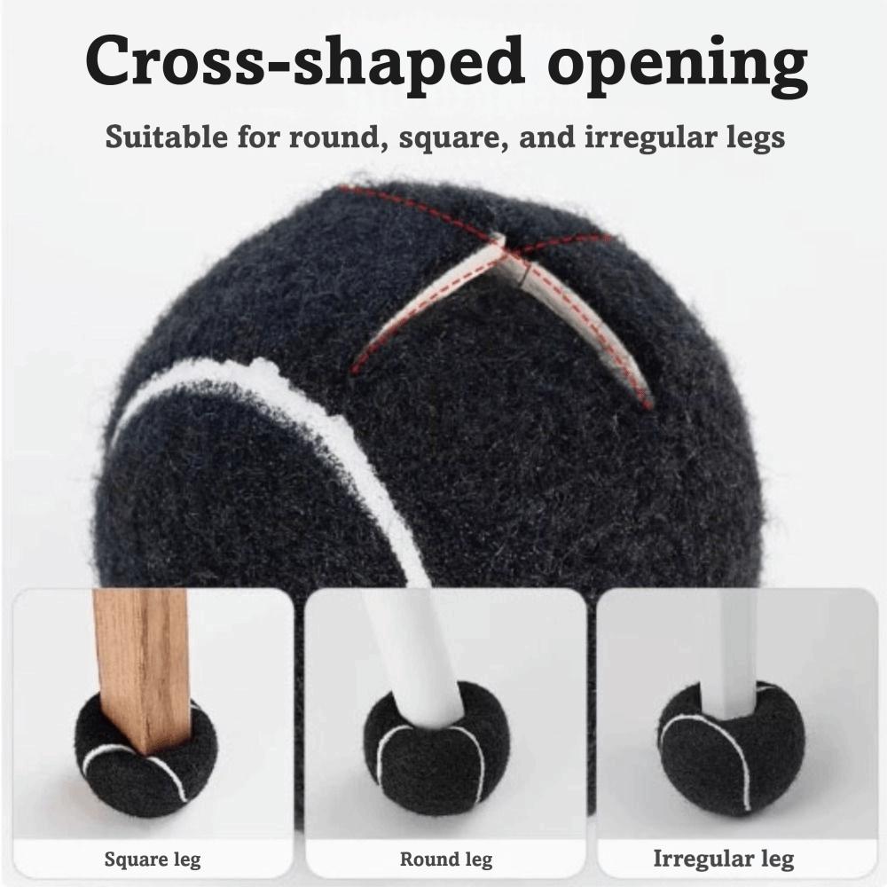 4pcs Easy Installation Table and Chair Covers Mute Silent Table and Chair Footrest Desks Protection