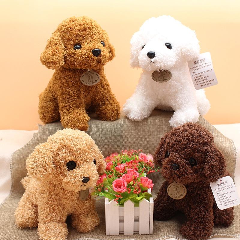 Adorable Teddy Dog Plush Small Pet Animal Stuffed Toy Perfect For Childrens Gifts