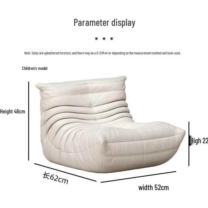 Cozy Caterpillar Sofa: Versatile Lazy Chair for Living Room, Bedroom, Balcony, or Tatami - Perfect for Relaxation and Style.